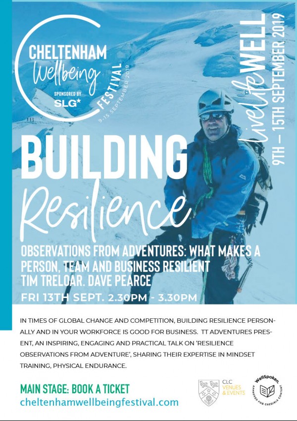 MAIN STAGE TALKS: Building Resilience - Observations from Adventures: What Makes a Person, Team and Business Resilient